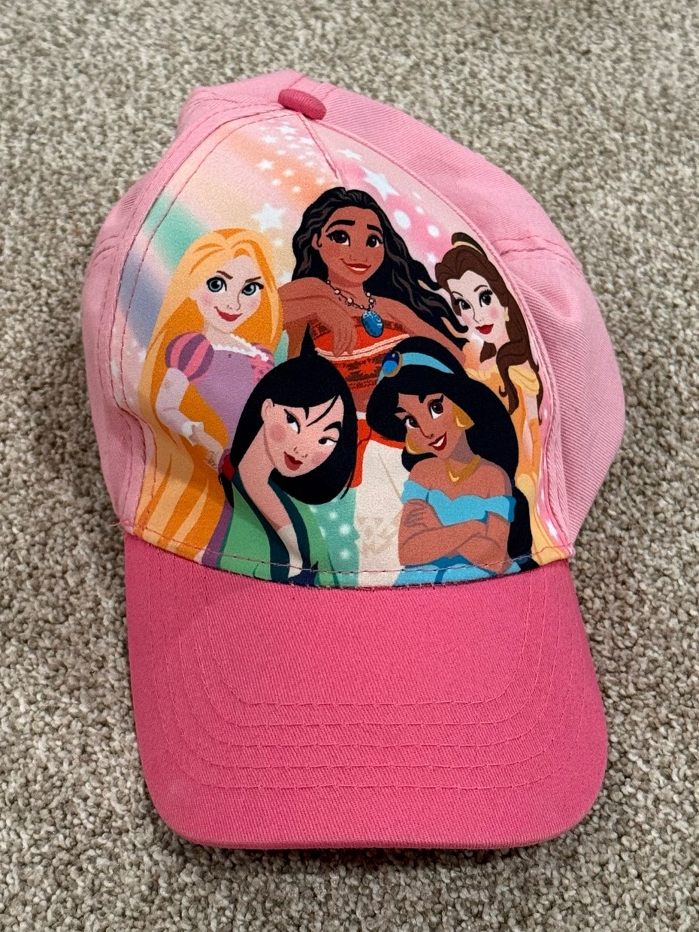 Pink Disney Princess Girls' Baseball Cap